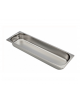 Bacinella contenitore GN 2/4 in acciaio inox - capacità lt. 4 - mm 162x530x65h