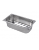 Bacinella contenitore GN 1/3 in acciaio inox - capacità lt. 4 - mm 325x180x100h