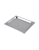 Bacinella contenitore GN 1/2 in acciaio inox - mm 325x265x20h