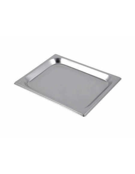 Bacinella contenitore GN 1/2 in acciaio inox - mm 325x265x20h