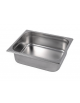 Bacinella contenitore GN 1/2 in acciaio inox - capacità lt. 6,5 - mm 325x265x100h