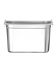 Bacinella contenitore GN 1/3 in acciaio inox con maniglie fisse - capacità lt. 7,8 - mm 325x180x200h