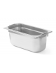 Bacinella contenitore GN 1/3 in acciaio inox con maniglie fisse - capacità lt. 4 - mm 325x180x100h