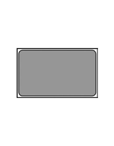 Bacinella contenitore GN 1/1 in acciaio inox con rientranti- capacità lt. 9 - mm 530x325x65h