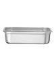 Bacinella contenitore GN 1/1 in acciaio inox con maniglie fisse - capacità lt. 14 - mm 530x325x100h