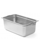 Bacinella contenitore GN 1/1 in acciaio inox con maniglie fisse - capacità lt. 28 - mm 530x325x200h