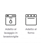 Bacinella contenitore GN 1/3 in acciaio inox con maniglie rientranti - capacità lt. 5,7 - mm 325x180x150h