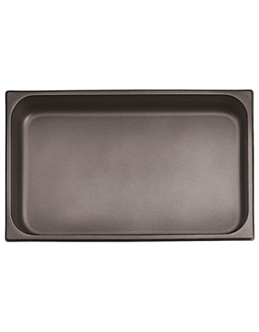 Bacinella contenitore GN 1/1 in acciaio inox con rivestimento antiaderente - mm 530x325x20h