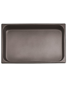 Bacinella contenitore GN 1/1 in acciaio inox con rivestimento antiaderente - mm 530x325x65h