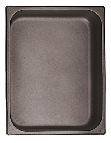 Bacinella contenitore GN 1/1 in acciaio inox con rivestimento antiaderente - mm 530x325x65h