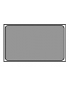 Bacinella contenitore GN 1/1 in acciaio inox con fondo e lati forati - mm  530x325x65h