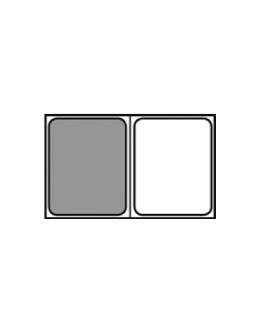 Bacinella contenitore GN 1/2 in acciaio inox con fondo e lati forati - mm 325x265x150h