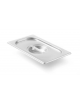 Coperchio in acciaio inox per bacinelle GN 1/4 - mm 265x160