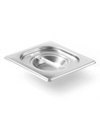 Coperchio in acciaio inox per bacinelle GN 1/6 - mm 176x160