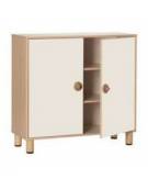 MOBILE A DUE ANTE COLORATE IN LEGNO LAMINATO - CM 105x41x100h - CONFORME AI CAM