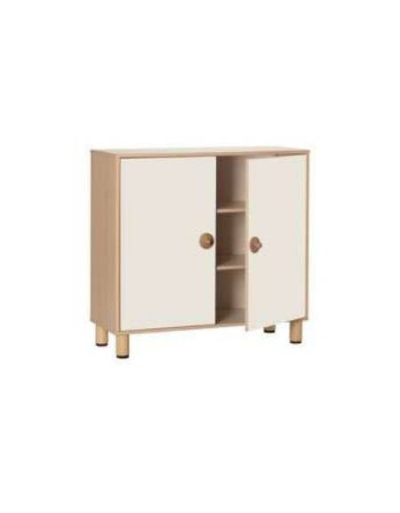 MOBILE A DUE ANTE COLORATE IN LEGNO LAMINATO - CM 105x41x100h - CONFORME AI CAM