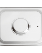 Coperchio in acciaio inox per bacinelle GN 1/2 con guarnizione in silicone - mm 325x265