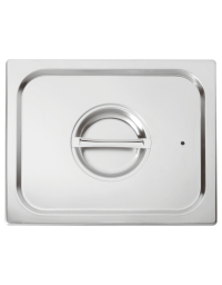 Coperchio in acciaio inox per bacinelle GN 1/2 con guarnizione in silicone - mm 325x265
