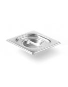 Coperchio in acciaio inox per bacinelle GN 1/3 con guarnizione in silicone