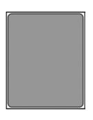 Teglia GN 2/1 in acciaio inox - mm 650x530x20h