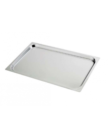 Teglia GN 1/1 in acciaio inox - mm 530x325x20h