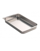 Teglia GN 1/1 in acciaio inox - mm 530x325x65h