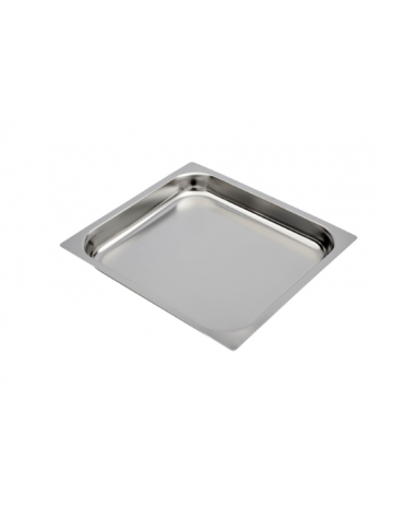 Teglia GN 2/3 in acciaio inox - mm 353x320x40h