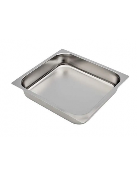 Teglia GN 2/3 in acciaio inox - mm 353x320x65h