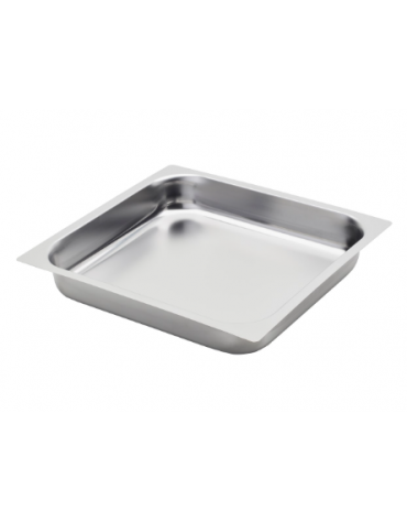 Teglia GN 1/2 in acciaio inox - mm 325x265x40h
