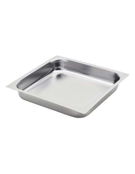 Teglia GN 1/2 in acciaio inox - mm 325x265x40h