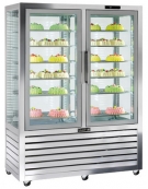 Vetrina esposizione pasticceria/gelateria no-frost cm.138x62x186