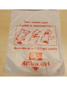 Ricarica sacchetti da 100 pz - quantità minima 3000 pz - per cod. DN35649 - DN35650 - DN35086