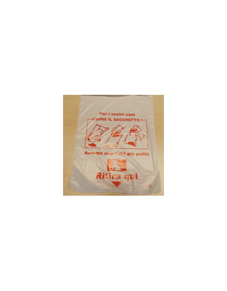 Ricarica sacchetti da 100 pz - quantità minima 3000 pz - per cod. DN35649 - DN35650 - DN35086