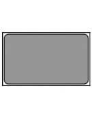 Teglia GN 1/1 in acciaio inox con rivestimento antiaderente - mm 530x325x20h