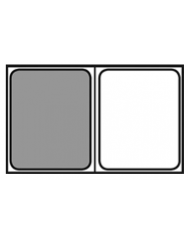 Teglia GN 1/2 in alluminio - mm 325x265x40h