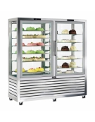 Vetrina esposizione pasticceria/gelateria no-frost cm.174x62x186