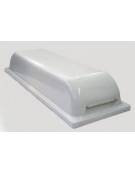 Barella portasalme inox AISI 304 - Portata Kg 200 - cm 214x70x110h - n° 4 Ruote ( di cui 2 frenanti )  