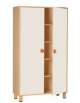 ARMADIO PER SCUOLA IN LEGNO A DUE ANTE COLORATE CM 105x41x190h - CONFORME AI CAM