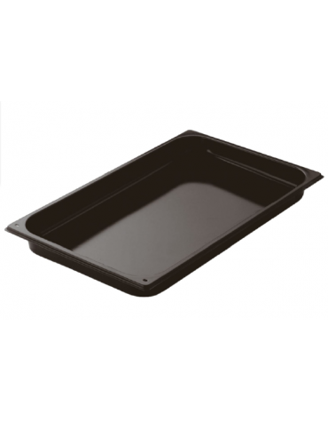 Teglia GN 1/1 smaltata in acciaio - capacità litri 2,5 - mm 530x325x20h