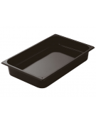 Teglia GN 1/1 smaltata in acciaio - capacità litri 9 - mm 530x325x65h
