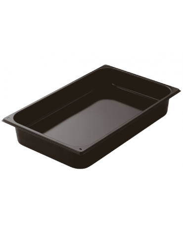 Teglia GN 1/1 smaltata in acciaio - capacità litri 9 - mm 530x325x65h