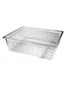 Bacinella contenitore GN 2/1 in policarbonato - capacità lt. 42 - mm 650x530x150h