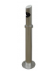 Spegnisigarette realizzato in acciaio inox di forma cilindrica. Da tassellare - cm Ø25x110h