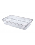 Bacinella contenitore GN 1/1 in policarbonato - capacità lt. 19,5 - mm 530x325x150h