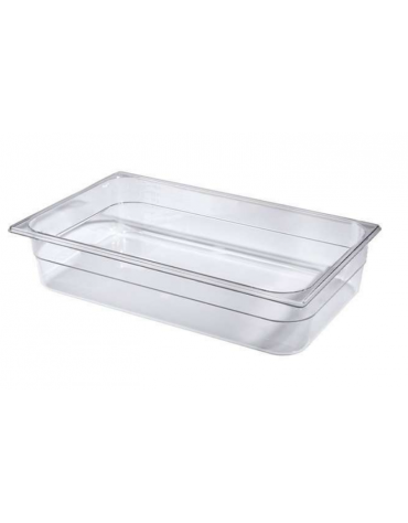 Bacinella contenitore GN 1/1 in policarbonato - capacità lt. 26 - mm 530x325x200h