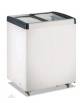 Frigo/Congelatore statico a pozzo vetro piatto scorrevole - Temperatura 0°C/+10°C oppure -18°C/0°C-cm 83,4x65,3x90h