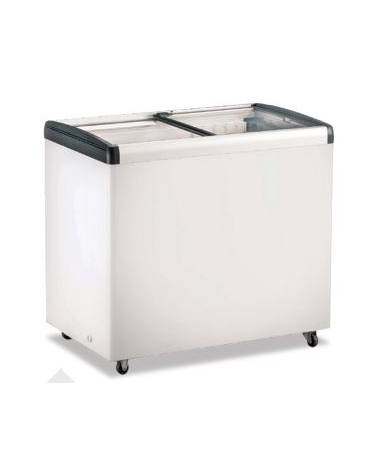 Frigo/Congelatore statico a pozzo vetro piatto scorrevole e luce interna-Temperatura 0°/+10°C oppure -18°/0°C-cm 103,4x65,3x90h