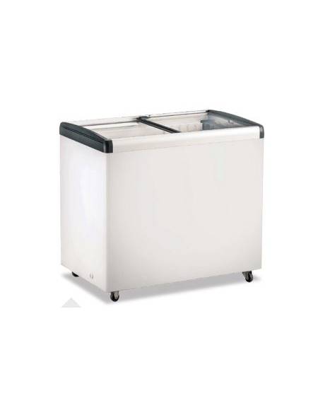 Frigo/Congelatore statico a pozzo vetro piatto scorrevole e luce interna-Temperatura 0°/+10°C oppure -18°/0°C-cm 103,4x65,3x90h