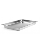 Teglia GN 2/1 in acciaio inox - mm 650x530x40h