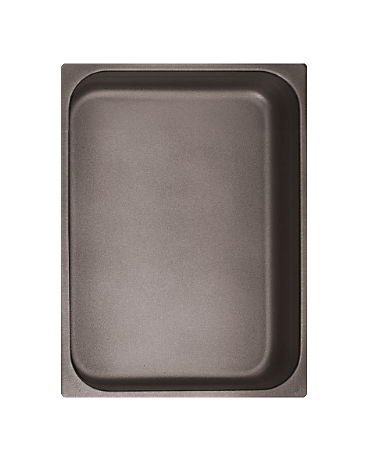 Teglia GN 1/2 in acciaio inox con rivestimento antiaderente - mm 325x265x65h